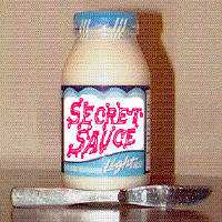 The original CD cover for the SECRET SAUCE debut cd